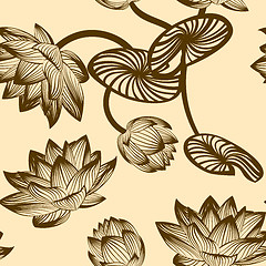 Image showing Seamless vector floral pattern