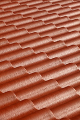 Image showing 	Pattern of red roof