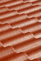 Image showing Pattern of red roof