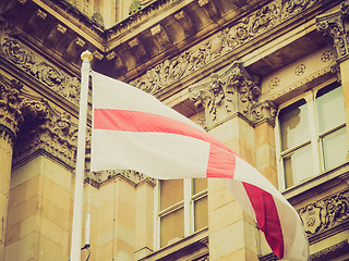 Image showing Retro look England flag