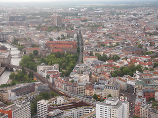 Image showing Berlin aerial view