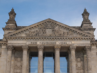 Image showing Reichstag Berlin