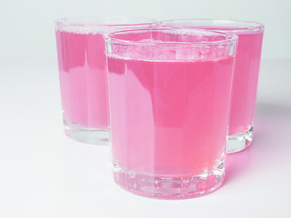 Image showing Pink grapefruit saft