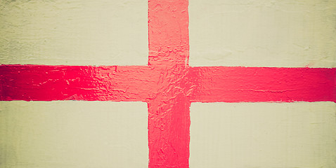 Image showing Retro look England flag