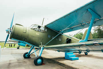Image showing Famous soviet plane paradropper Antonov An-2 Heritage of Flying 