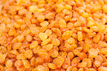 Image showing Golden Raisins Background