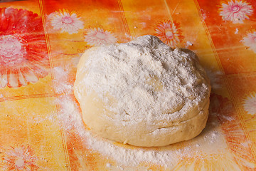 Image showing Fresh Homemade Dough For Pizza 