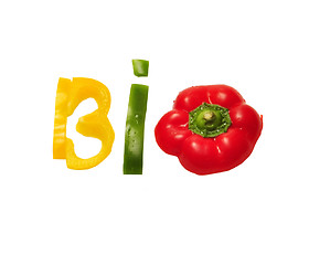 Image showing bio food text