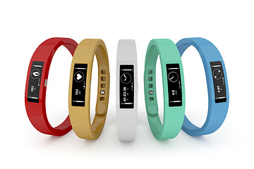 Image showing Fitness trackers