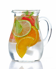 Image showing cold citrus fruit drink