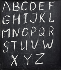 Image showing Alphabet 