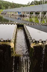 Image showing sewage treatment sedimentation. Drinkable water 