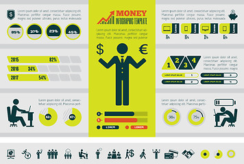 Image showing Business Infographic Template.