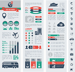 Image showing Travel Infographic Template.