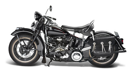 Image showing vintage motorbike