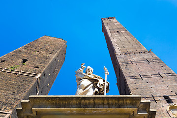 Image showing Asinelli Tower, Bologna, Italy.