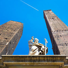Image showing Asinelli Tower, Bologna, Italy.