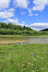 Image showing beautiful speed mountainous river