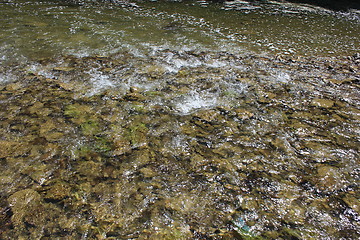 Image showing beautiful stream of speed mountainous river