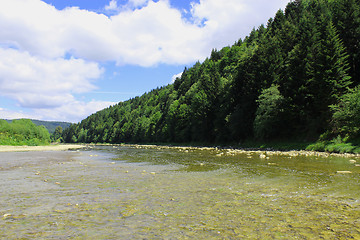 Image showing beautiful speed mountainous river