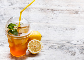 Image showing Fresh ice tea