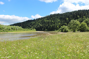 Image showing beautiful speed mountainous river