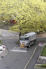 Image showing Street cleaning