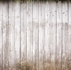 Image showing wooden plank wall