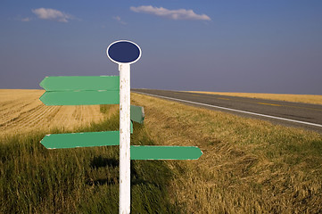 Image showing Road Direction Sign