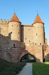 Image showing The Barbican, Warsaw, Poland.