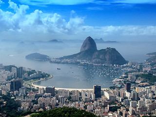Image showing Panoramic view of Rio de Janeiro citycsape