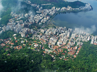 Image showing Humaita view from Corcovado 