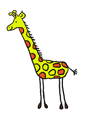 Image showing Funny giraffe