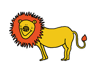 Image showing Funny lion