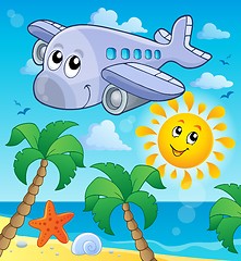 Image showing Image with airplane theme 4