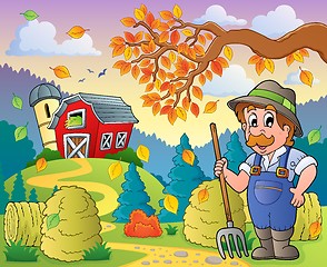 Image showing Autumn farm theme 9