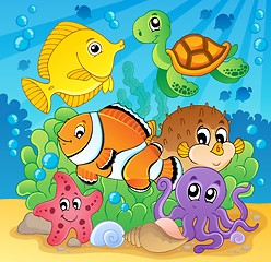 Image showing Coral fish theme image 2