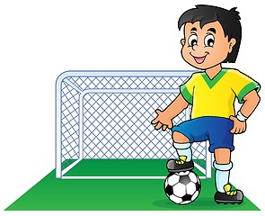 Image showing Soccer theme image 1