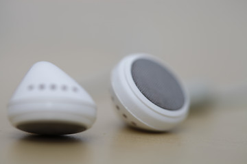 Image showing Modern earphones