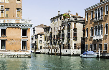 Image showing Ancient buildings in Venice