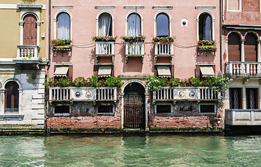 Image showing Ancient buildings in Venice