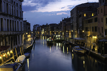 Image showing Venice in the night