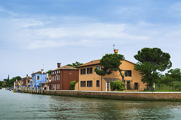 Image showing Multicolored houses in Venice