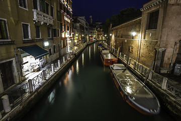 Image showing Venice in the night
