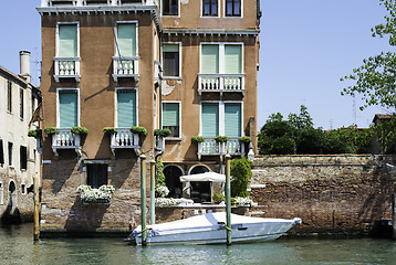 Image showing Ancient buildings in Venice