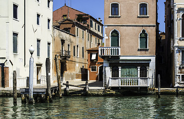 Image showing Ancient buildings in Venice