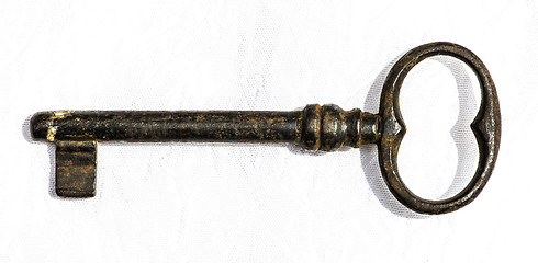 Image showing Old antique key