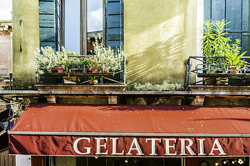 Image showing Italian ice cream shop