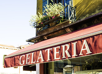 Image showing Italian ice cream shop