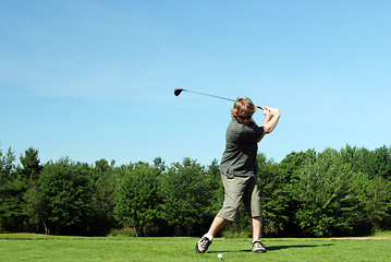 Image showing Golfer